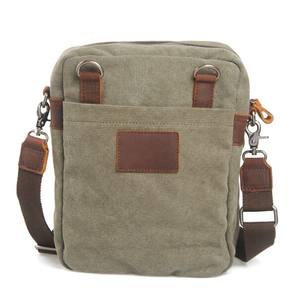 Canvas shoulder bag, stylish messenger bag - UnusualBag